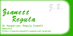 zsanett regula business card